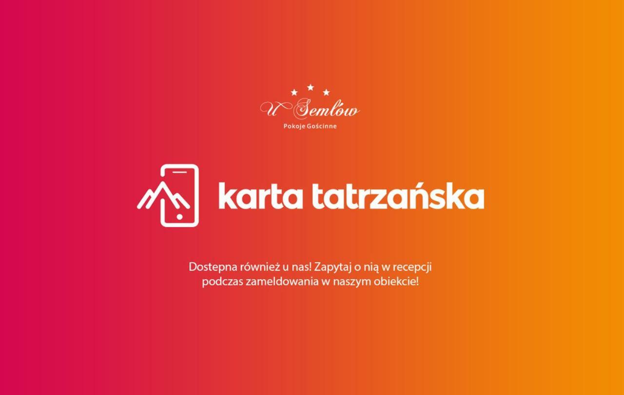 Pokoje Goscinne U Semlow Bańska Esterno foto
